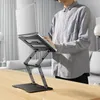 Podstawka pod laptopa, tablet Wozinsky WRS-CPY75DSB aluminiowa + Gratis! podstawka do smartfona - czarna